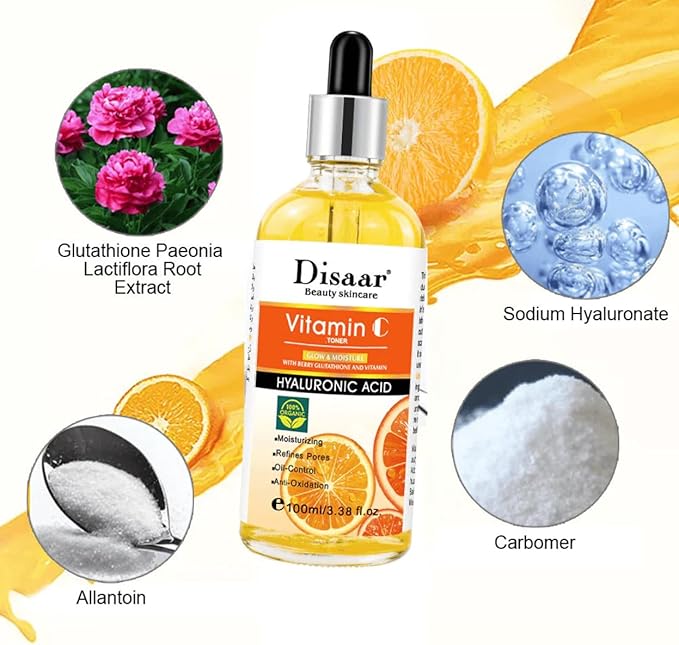 Limpiador Facial con Vitamina C y Ácido Hialurónico