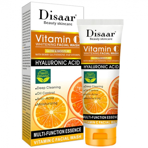 Limpiador Facial con Vitamina C y Ácido Hialurónico