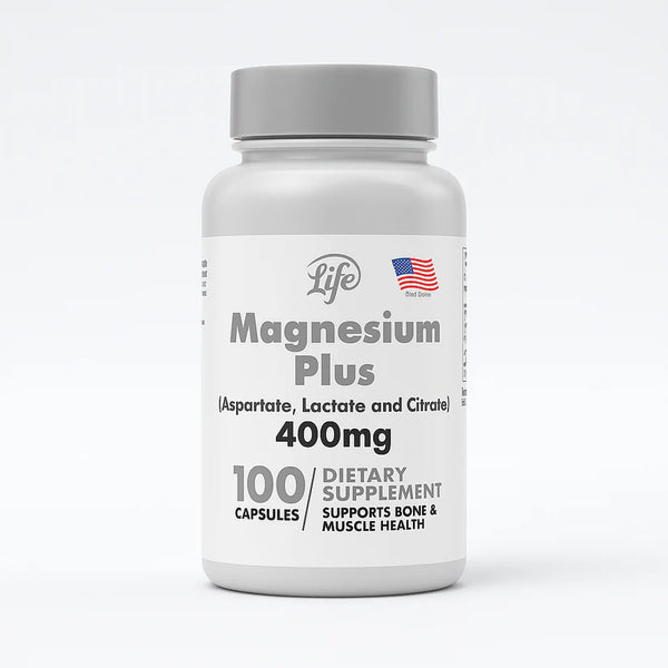Magnesium Plus | 400 mg – 100 cápsulas