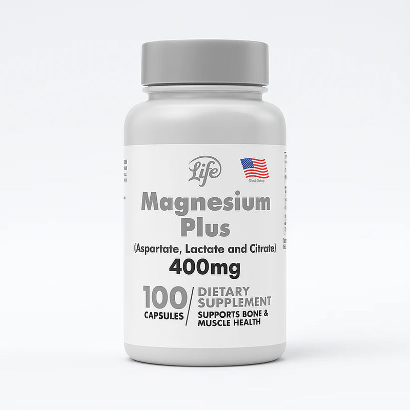Magnesium Plus | 400 mg – 100 cápsulas