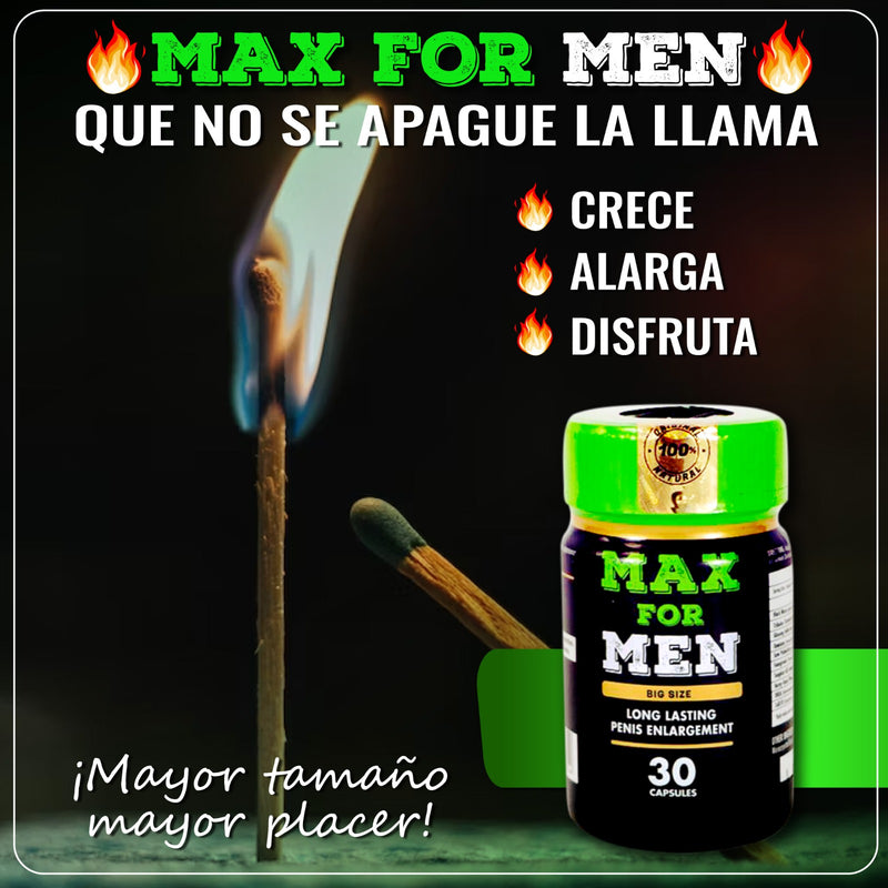 MAX Suplemento Natural | 30 cápsulas