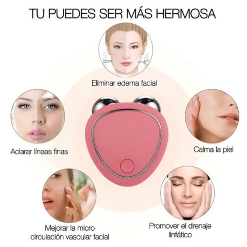 Masajeador Facial Con Microcorriente.