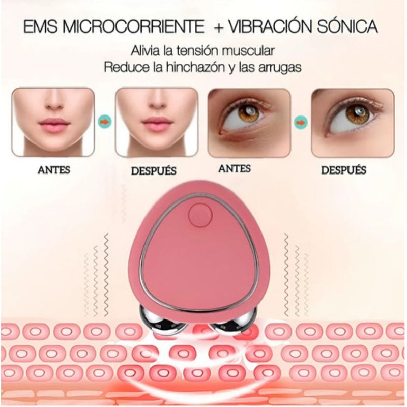 Masajeador Facial Con Microcorriente.