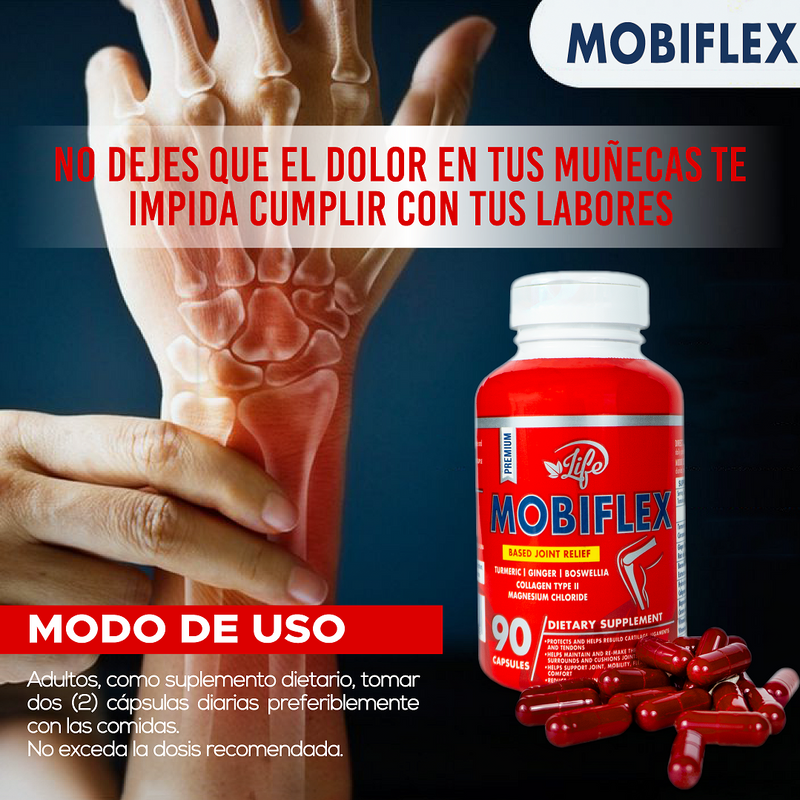 Mobiflex Suplemento Natural | 90 cápsulas
