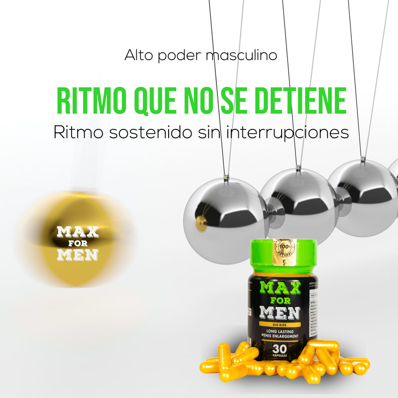 MAX Suplemento Natural | 30 cápsulas